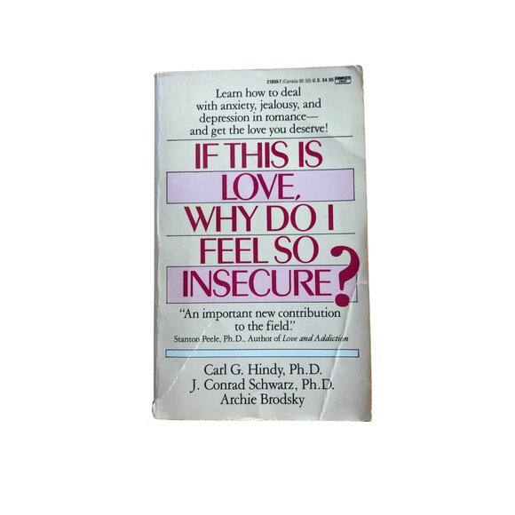 If This Is Love Why Do I Feel So Insecure? Self-Help Paperback Book By Carl G. H - Picture 1 of 9